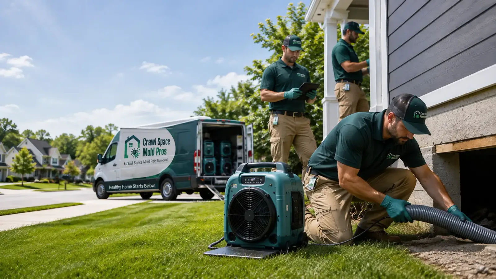 Crawl Space Mold Removal in Helena, AR